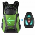 Lixada 18L Cycling Bicycle Bike Backpack LED Turn Signal Light Reflective Bag Pack Outdoor Safety Night Riding Running Camping|B