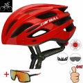 Cairbull Cycling Helmets Safety Tail Light Goggles Intergrally molded Bicycle Cap Road Bike MTB Helmet XC Cascos Ciclismo|Bicycl