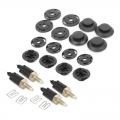 New 16pcs/set HDI Engine Cover Clip Bolt Bonnet Hood Kit Fit For Peugeot Citroen C4 C5|Nuts & Bolts| - ebikpro.com