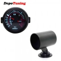 Depotuning2'' 52mm Universal Smoke Lens Turbo Boost Bar Gauge Meter + Gauge Holder Combination - Boost Gauges - Officema