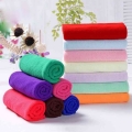 25*25cm Car Wash Towel Soft Microfiber Fiber Buffing Fleece Car Wash Towel Absorbent Dry Cleaning Kit |Sponges, Cloths & Bru