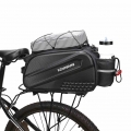 Bicycle Bag Large Capacity Bike Saddle Rack Luggage Trunk Bags Carrier Pouch Biking Portable Dustproof Cycling Part Bike Rack|Bi