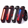 Bicycle Cycling Bike Light Front Light LED USB Rechargeable Mountain Bike Cycling 6Modes Flashlight Rear Tail Lamp Warning Light