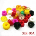 SHR 95A Skateboard Truck PU Gasket Shock Absorber Double Tilt Stunt Skateboards Bracket Buffer Pads 4 Piece Suspension Shim|Skat