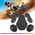 Motorcycle Jacket Lining Protectors Pad Shoulders Elbow Back Armor Black for Motocross Racing Skiing ICE Skating Bike Cycling|Mo