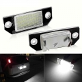 2PCS Car LED License Plate Light White Light Fit For Ford For Focus 2 C Max LED Number Plate Lamp Bulb 12V|Signal Lamp| - Offi