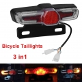 Ebike Brake Rear Light 36-60v Taillight With Turn Signal Rear Rack Lamp Led Electric Bicycle Light Electric Bicycle Accessories