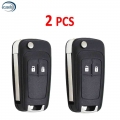 2pcs, ! 2 Button Remote Key Shell Case for Opel Astra J Zafira B Insignia Adam Astra J Cascade Karl Zafira C HU100