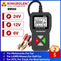 BM550 Car Battery Tester 6V 12V 24V 100 2000 CCA 2Ah 220Ah Battery System Detect Auto Battery Analyzer Car Battery Tool| | - O