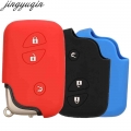 Jingyuqin 3/4 Buttons Remote Silicone Rubber Key Fob Cover Case For Lexus Is250 Es240 Es350 Rx270 Rx350 Rx300 Keyless Holder - C