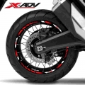 Motorcycle Wheel Sticker Stripe Rim Decal Waterproof Hub Tape Accessories For HONDA XADV X ADV xadv 750 Adventure| | - Officem