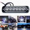 6 LED Car External Lights Auto Car Truck Work Bar Lamp Driving Fog Offroad SUV 4WD Spotlight Daytime Running Light|Light Bar/Wor