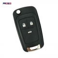 Preisei 3 Button Flip Remote Case Key For Chevrolet Cruze Car Accessories Key Replacement Shells - Car Key - ebikpro.com