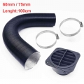 75mm / 60mm/42mm Diesel Heater Duct Hose Pipe Air Duct Air Vent Outlet Hose Clip For Webasto Eberspach Diesel Parking Heater - H