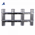 Boat Accessories Marine Stainless Steel 4 Tube Fishing Rod Storage Holder Rack & Boat Organiser|Marine Hardware| - Officem