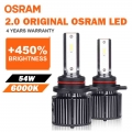 Osram H7 Led 9012 Hir2 H1 Led Lampada Hb2 9003 H4 Led Headlight 9005 9006 Hb4 Hb3 H11 Fog Light Car Bulb 6000k White Lampe Led -