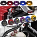 Universal 10pcs Fender Washer Jdm Style Fit Any 6mm Hole Bumpers Engine Dress Up License Plate Aluminum Washers With Bolts - Nut