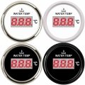 100% Digital Water Temperature Gauge with Sensor 1/8 NPT Water Temp Sensor Red Backlight 52MM Gauge Indicator for Marine Boat|Wa