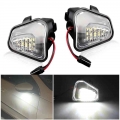 For Vw Passat B7 Cc Scirocco Jetta Mk6 Eos Beetle R Led Side Rearview Mirror Floor Ground Lamp Puddle Welcome Light - Signal Lam