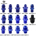 Male An6 To 1/2 Npt 1/4 Npt 3/8npt M10*1.5 M20*1.5 Straight Adapter Flare Fitting Auto Hose Fitting Male Oil Cooler Fitting - En