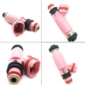 4PCS New Pink 565cc Fuel Injectors 16611 AA370 for Subaru Impreza 2002 2006 OEM # 16611AA370 195500 3910 1955003910 16611AA510|F