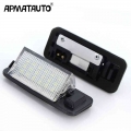 Apmatauto For BMW E36 Led License Plate Light 18SMD White 12v Number Plate Lamp Bulbs For BMW E36 318i 318is 318ti 325i M3,92 98