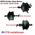 MTB E bike Hub Motor 36/48V 250/350/500/1000/1500W Mountain Electric Bicycle Forward/Backward Wheel Drive Front 100mmRear135mm|E