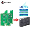 Keyyou Ask/fsk Car Key Electronic Circuit Board Ce0536 Ce0523 For Peugeot 407 407 307 308 607 Citroen C2 C3 C4 C5 2/3 Buttons -