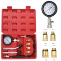 0 300PSI Cylinder Compression Gasoline Engine Set Professional Tester Test Kit Automotive Tool Gauge for Car & Truck M10 M1