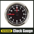 52mm Clock Gauges Red Backlight Instrument Hour Meters 0~12 Hours for Car Boat Yacht Show Clock Meters 9 32V|Clocks| - Officem