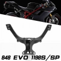 For Ducati 848 1098 S 1198 SP 848 EVO 2011 2013 Motorcycle Front Headlight Upper Fairing Stay Bracket|Headlight Bracket| - Off