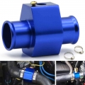 Racing Blue Water Coolant Temperature Sensor Water Temp Gauge Adapter 1.25" 28MM 30MM 32MM 34MM 36MM 38MM 40MM With Logo|ad