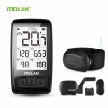 Rechargeable Wireless Bicycle Computer Heart Rate Monitor Bluetooth4.0 Cycling Speedometer Bike Stopwatch Speed/Cadence Sensor|B