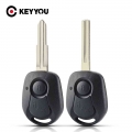 Keyyou For Ssangyong Actyon Kyron Rexton Replacement Key Case Shell Fob 2 Different Uncut Blade Durable Material - Car Key - Off