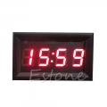 Led Display Digital Clock 12v/24v Dashboard Car Motorcycle Accessory 1pc - Clocks - ebikpro.com