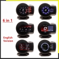 Car Gauge Magician English Version F8 F835 Obd2 Digital Boost Profession Display Voltage Speed Water Temp Alarm Auto Diagnostic