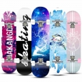 Skateboarders 80cm/31" Beginner Adult Kids Maple Complete Skate board Cool Double Rocker Skateboard High Speed Drift Skateb