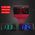 KOSO DC 9V 150V Voltmeter Voltage Meter For Electric Motorcycle LED Digital Battery Gauge For XMAX 300 250 PCX 150 160 NMAX 155|