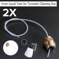 2Pcs Car Accessory Inner Liquid Tube Pipe With Conector for Tornador Cleaning Water Gun|tube accessories|tube cleaningtube car -