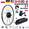 48v 500w Bafang Rear Wheel Drive Ebike Conversion Kit Electric Bicycle Brushless Hub Motor E-bike Engine With 960wh Battery Pack