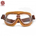 Motorcycle Vintage Old School Retro Goggles Glasses For Sport Racing Off Road Pilot Cycling Eye Ware - Glasses - Ebikpro.co