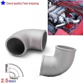2.5" Inch 63mm Cast Aluminium Elbow Pipe 90 Degree Intercooler Turbo Tight Bend - Turbo Chargers & Parts - ebikpro