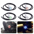 12V Motorcycle Light Switch LED Handlebar Headlight Foglight On/Off Switch 3 Wire LED Push Button For ATV Scooter Quad Motorbike