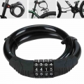 Bike Lock 4 Digit Code Combination Bicycle Lock Bicycle Security Lock Bicycle Equipment MTB Anti theft Ring Lock|Bicycle Lock|