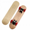 43cm four wheel skateboard Maple double rocker DIY hand painted children's blank board decorative|Skate Board| - Officemat