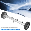 16 inch Pressure Washer Undercarriage High Pressure Washer Car Wash Cleaner 4000 PSI Under Car Water Broom w 3 Extension Wands|C