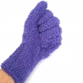 1PC Coral Velvet Knitted Gloves Super Soft Microfiber Car Detailing Dust Removal Gloves Car Wash Cleaning Gloves|Sponges, Cloths