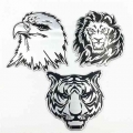 Car Decoration Metal Stickers Waterproof 3d Lion Eagle Tiger Shape Design Emblem Badge Decal Truck Auto Styling Car Accessories