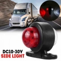 10V 30V Red Lamp Truck Side Light Generic Camper RV Warning Light Auto Car Marker Light Trailer|Truck Light System| - Officema