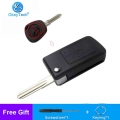 OkeyTech folding Key for Lada Priora Kalina Niva Vaz Granta Samara XRay Sedan Modified Key Shell 3 Button Replacement Cover Case